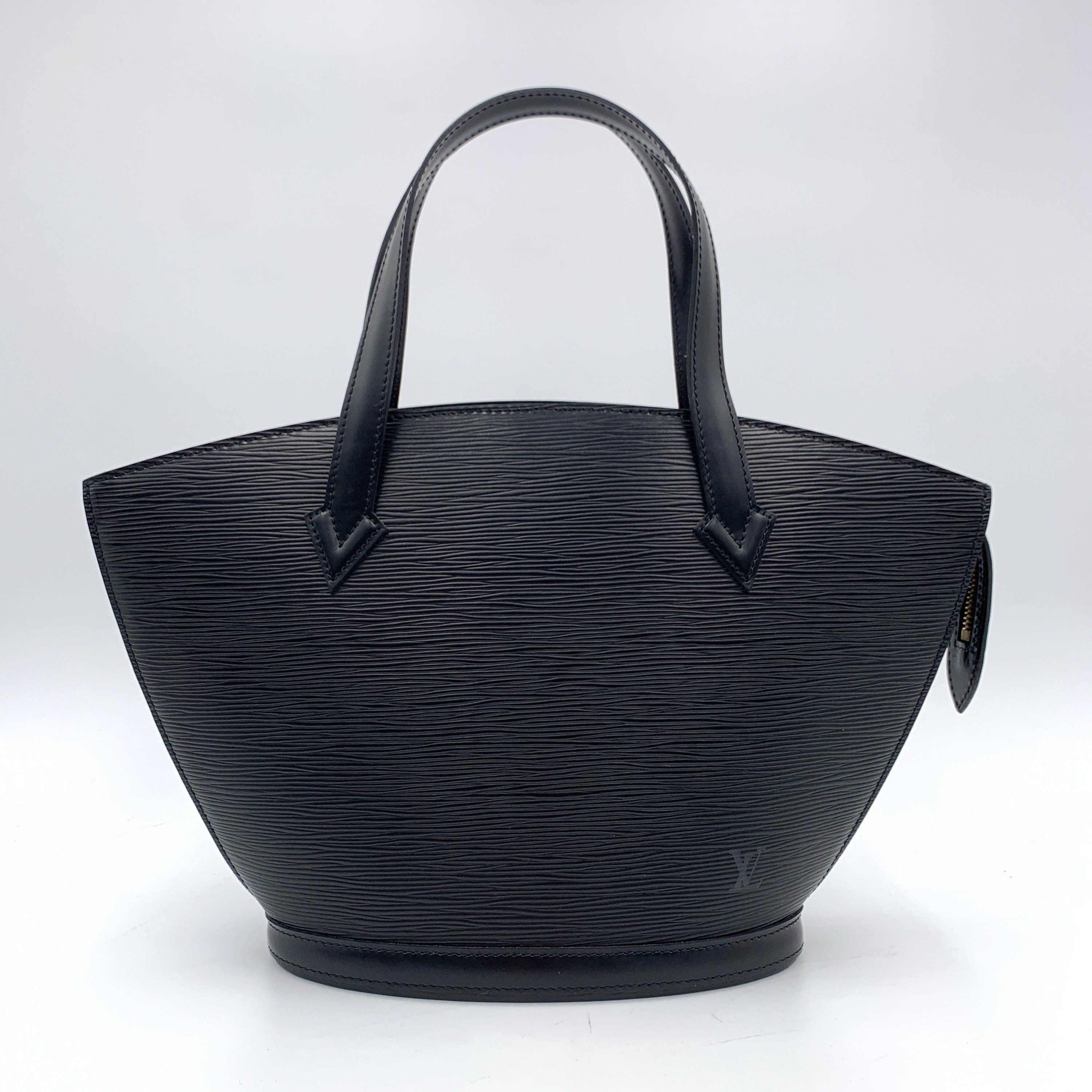 bolso cabas louis vuitton saint jacques modelo pequeno en cuero epi negro