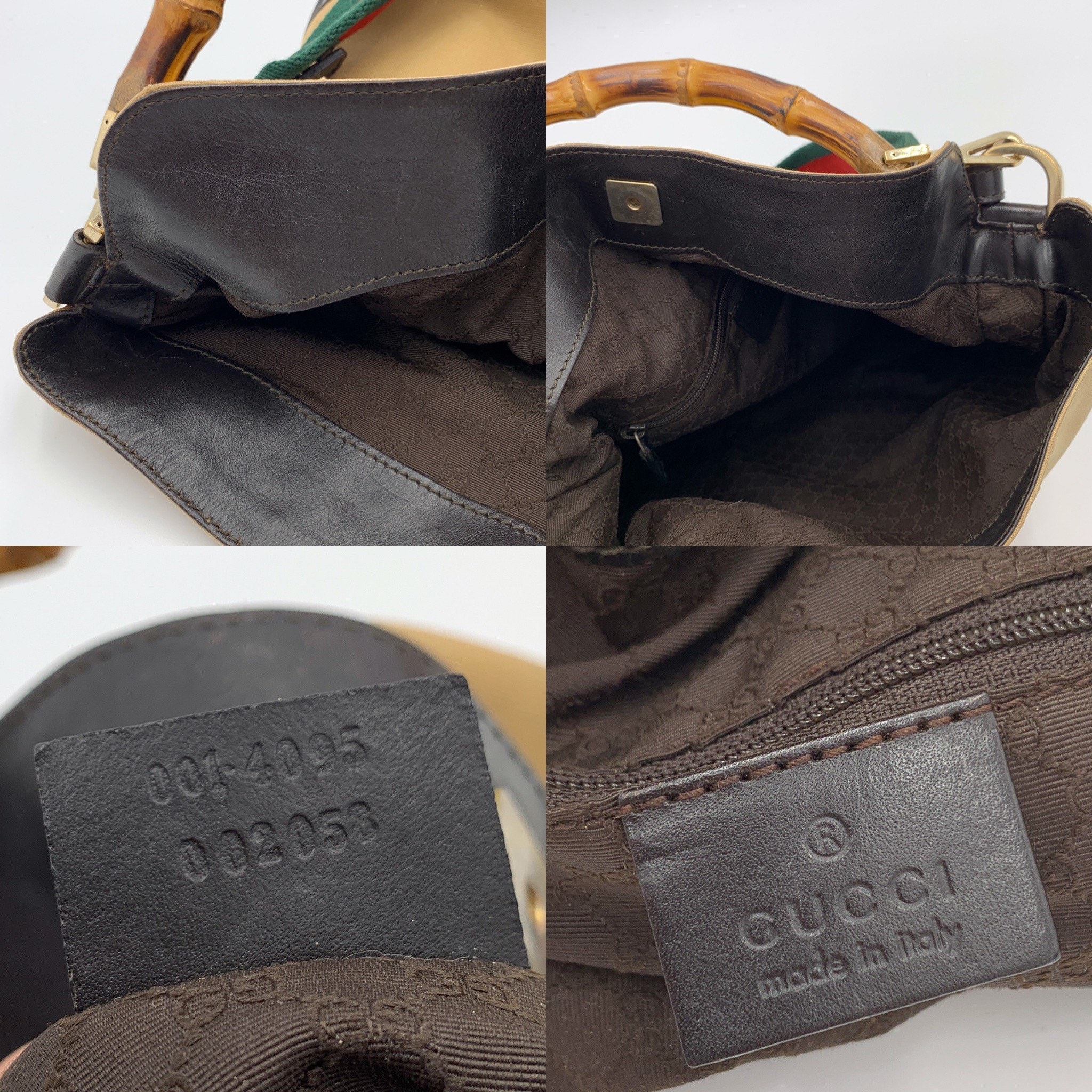 Gucci, Bags, Authentic Gucci Canvas Hobo Bag