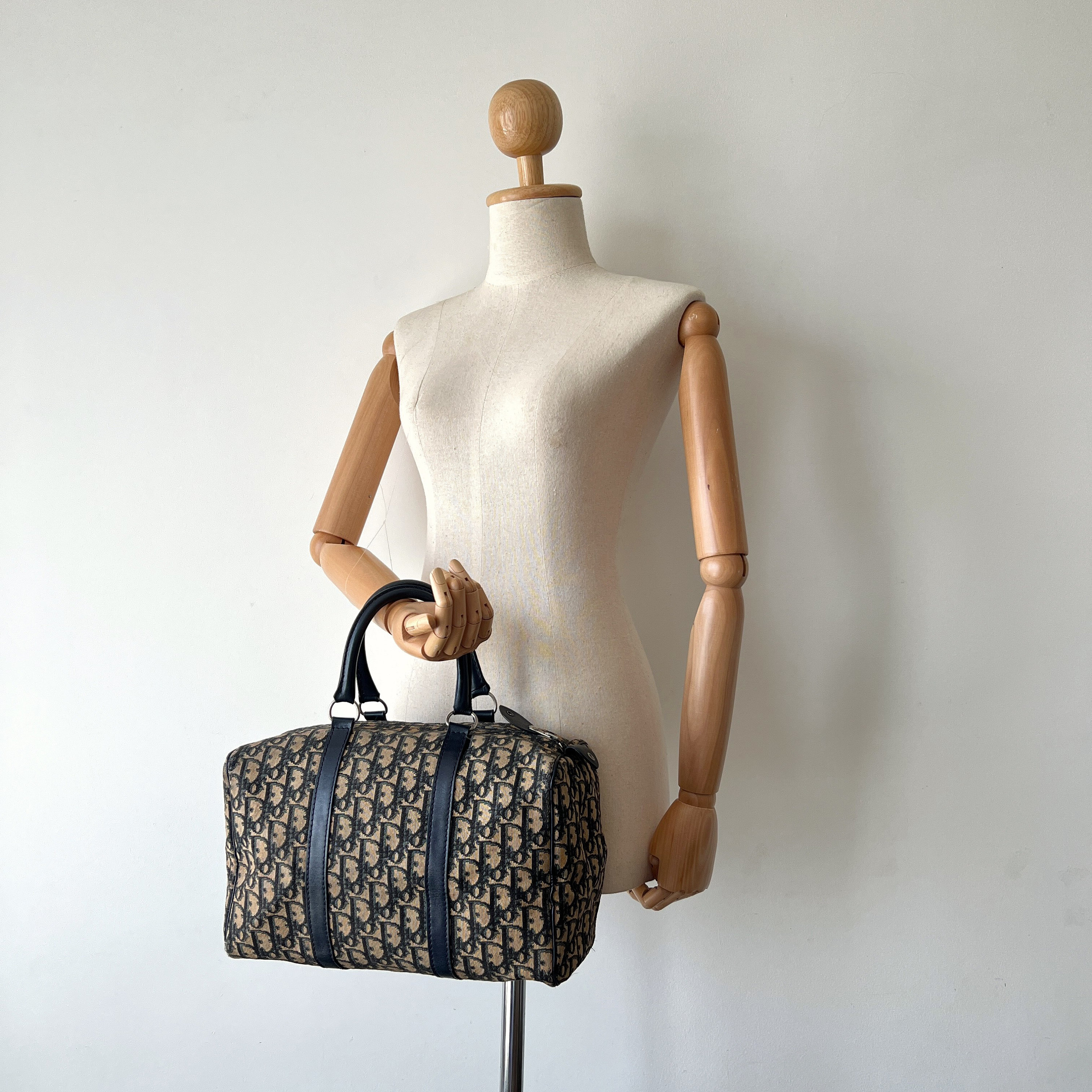 Christian Dior 2000s pre-owned Trotter Mini Boston Bag - Farfetch