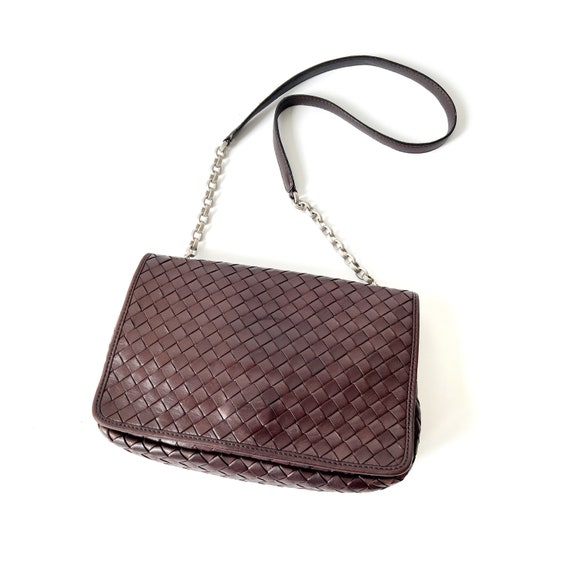 Bottega Veneta Authentic Vintage Intrecciato Shoulder Bag -  UK