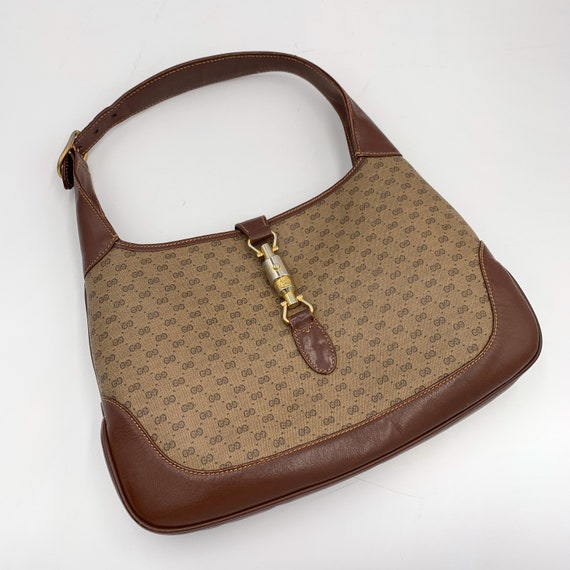 Vintage Gucci Monogram Shoulder Bag