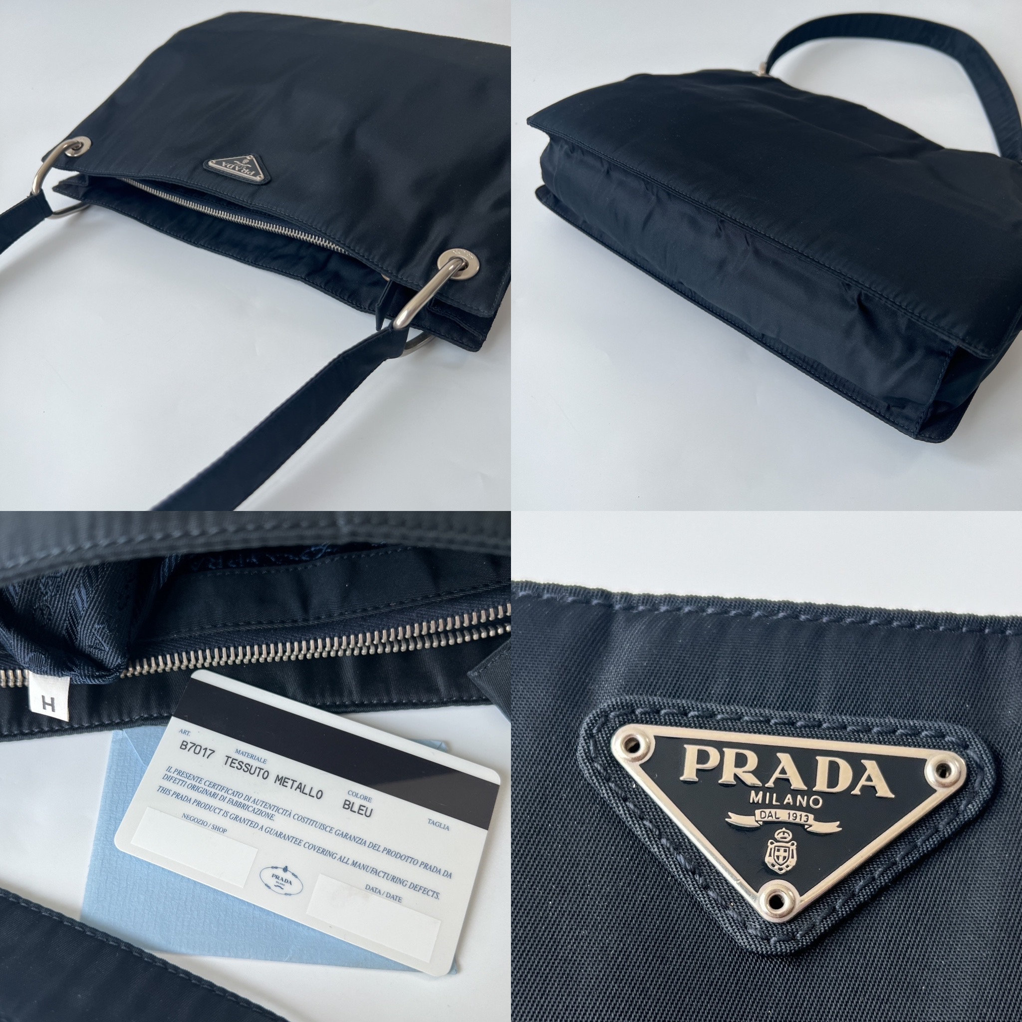 PRADA 本物ヴィンテージ 90年代ナイロンショルダーバッグ - Etsy 日本