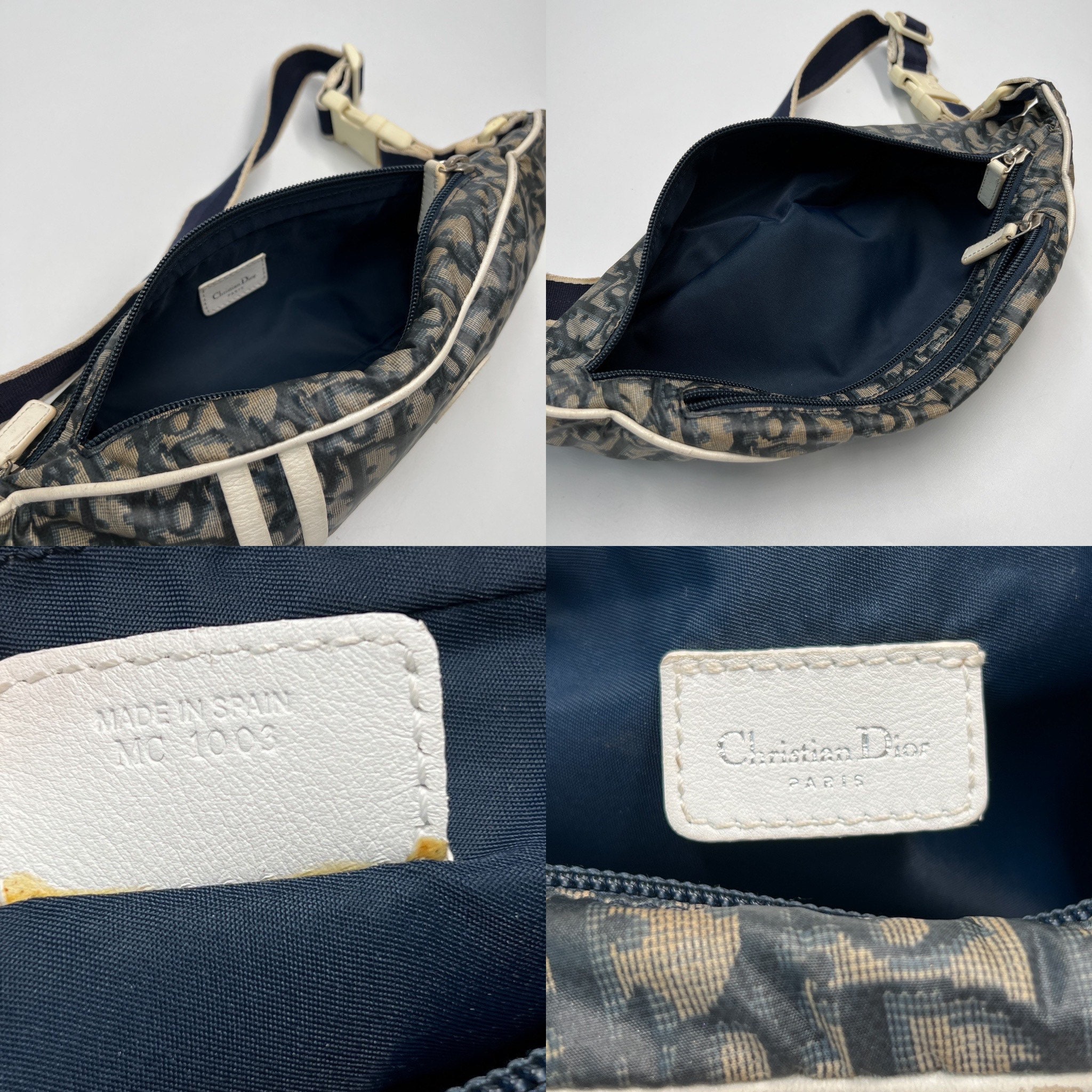 Christian Dior Authentic Vintage Monogram Belt Bag 