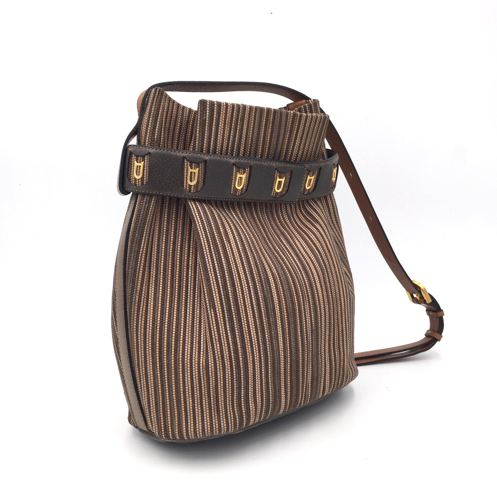 Authentic Vintage Delvaux Bucket Bag | Etsy