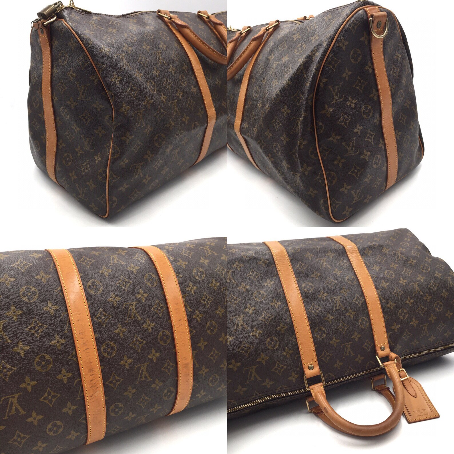 Auténtico Louis Vuitton Vintage Keepall 55 Bolso Etsy
