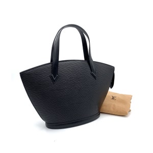 Louis Vuitton Saint Jacques handbag in black epi leather
