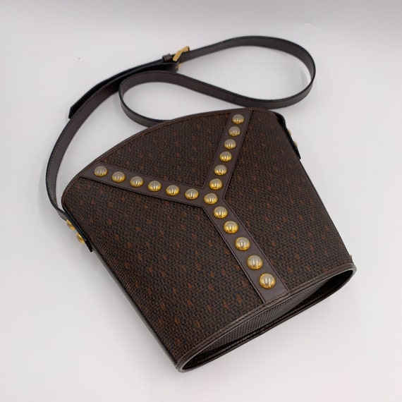 Authentic Vintage Yves Saint Laurent Leather Studded 'Y