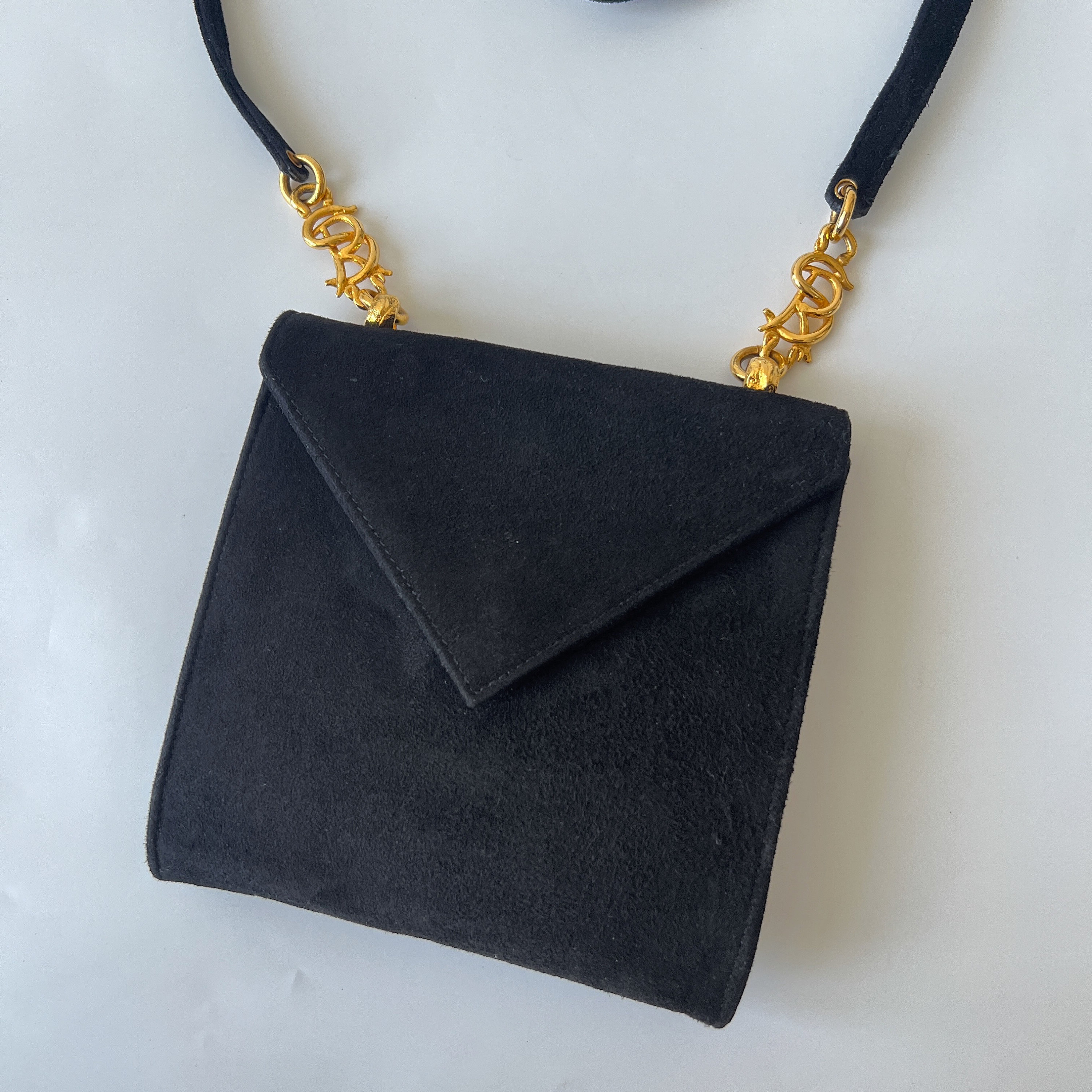 Sonia Rykiel Paris Authentic SR Logo Strap Suede Mini Bag - Etsy