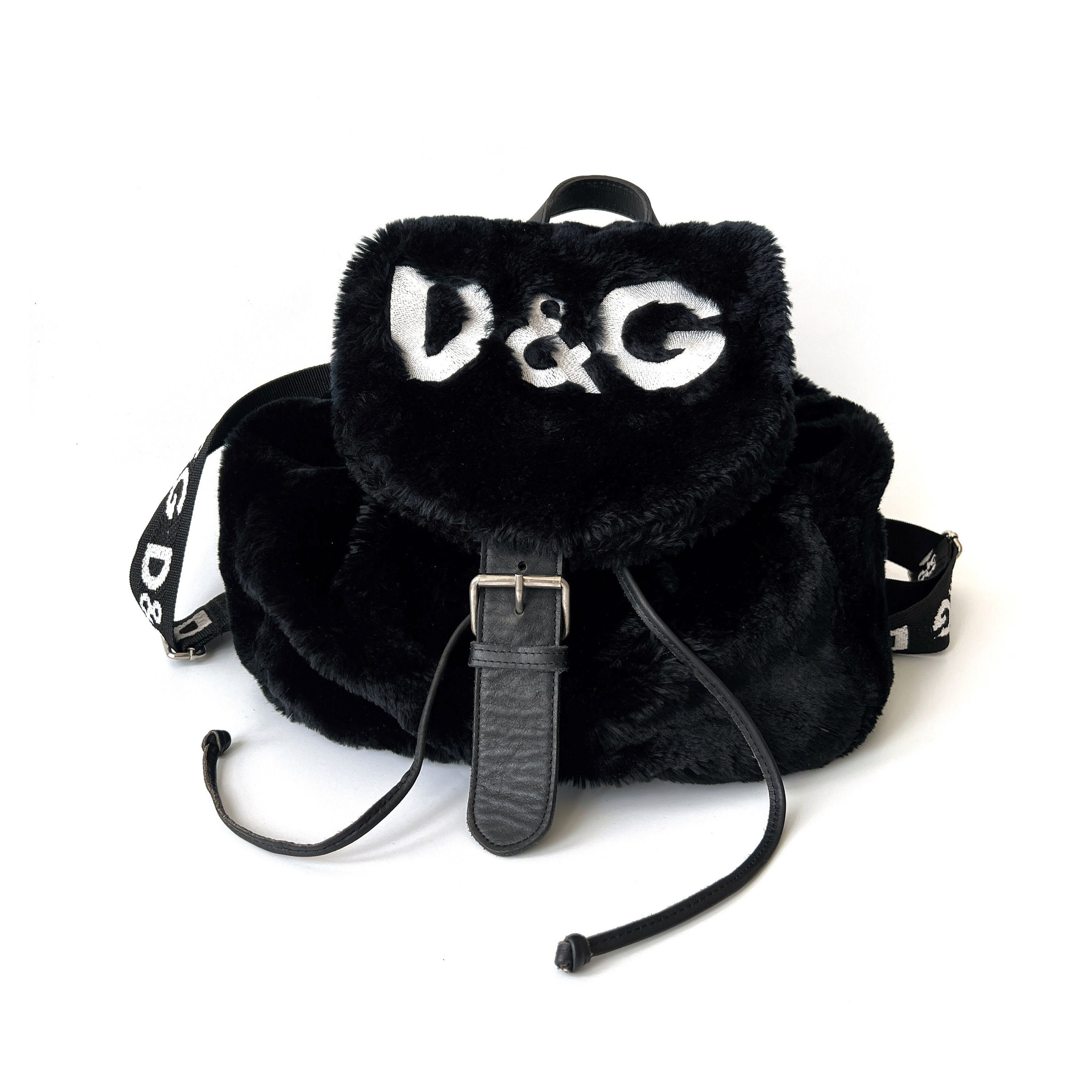 Vintage Dolce & Gabba backpack Sicily leather backpack Dolce & Gabbana White in Leather  main image 2