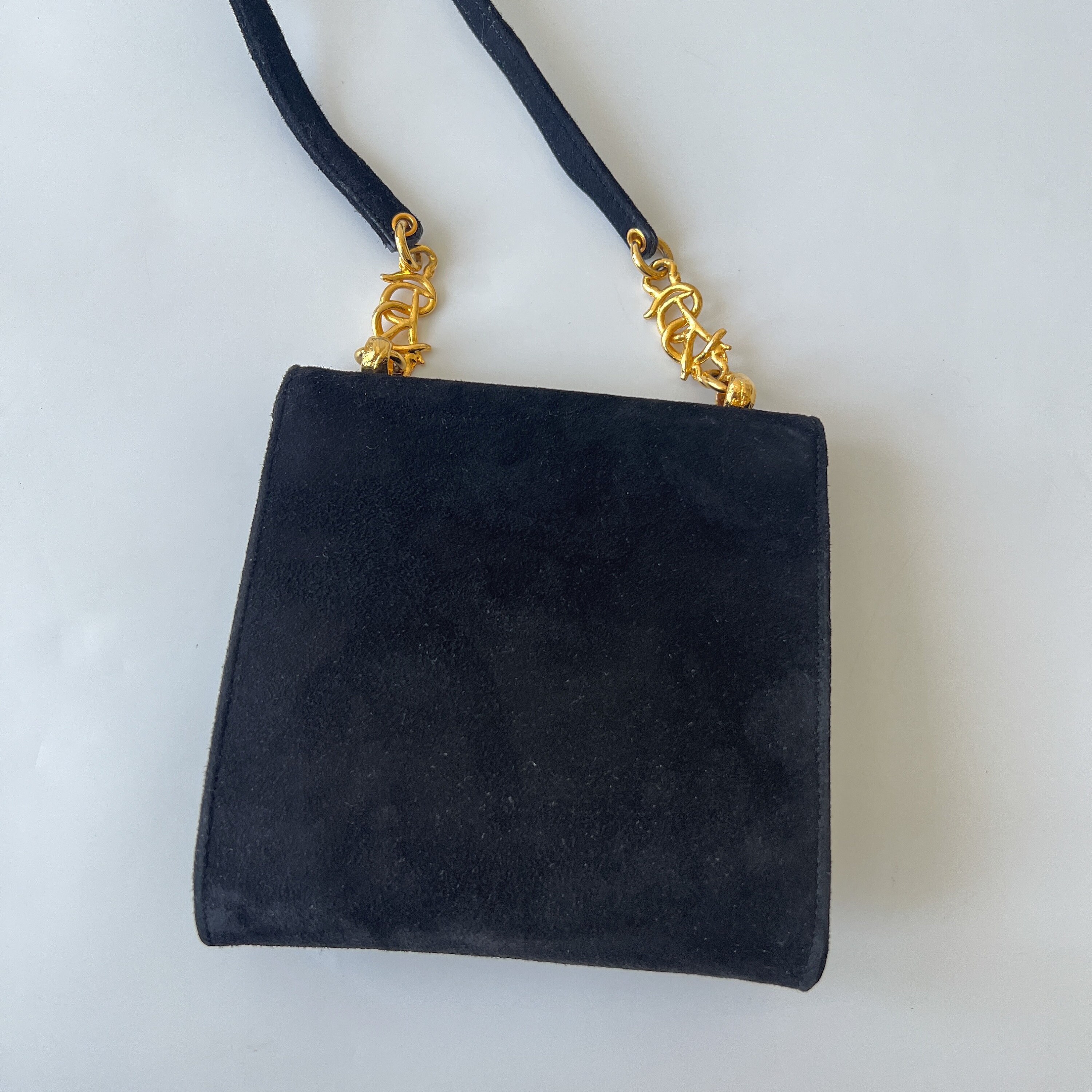 Sonia Rykiel Paris Authentic SR Logo Strap Suede Mini Bag - Etsy