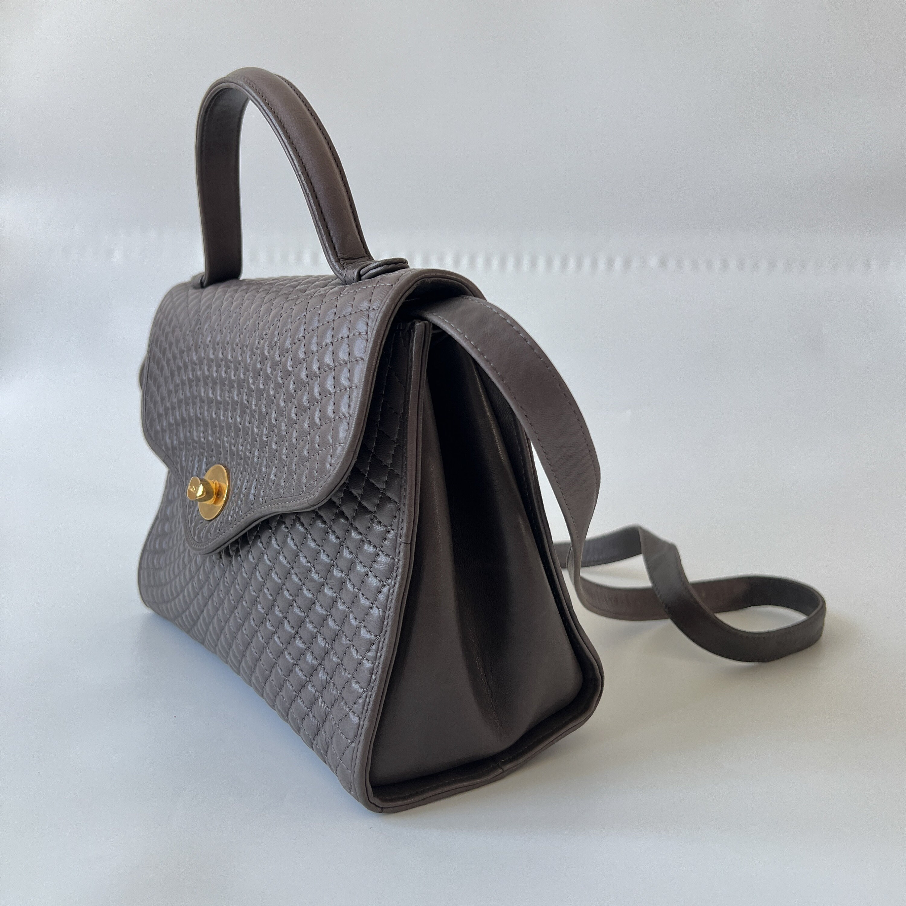 90s BALLY archive レザーバッグ 本革 vintage 大容量