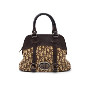 Christian Dior Authentic Vintage Brown Trotter Alma Handbag