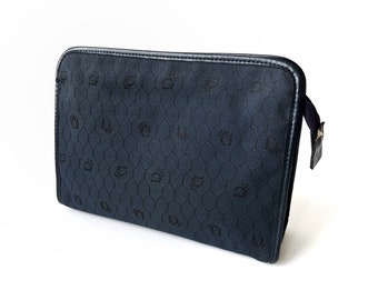 Christian Dior auténtico bolso de mano con estampado de jacquard vintage