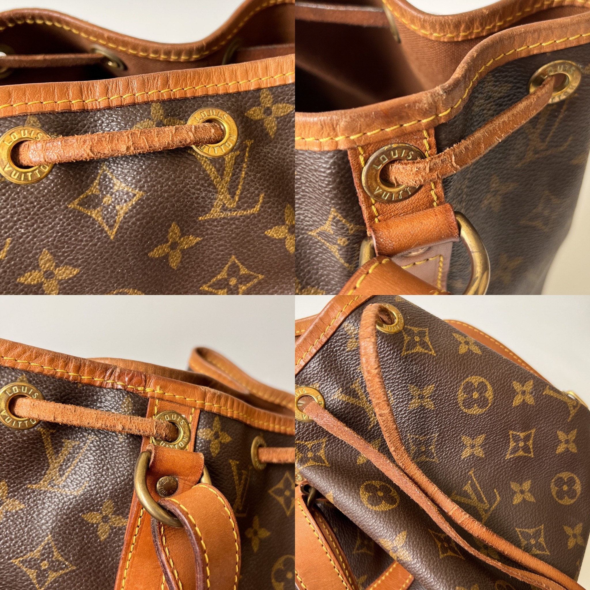 Louis Vuitton, Bags, Authentic Louis Vuitton Shoulder Bag Noe Monogram Used  Lv Handbag Vintage