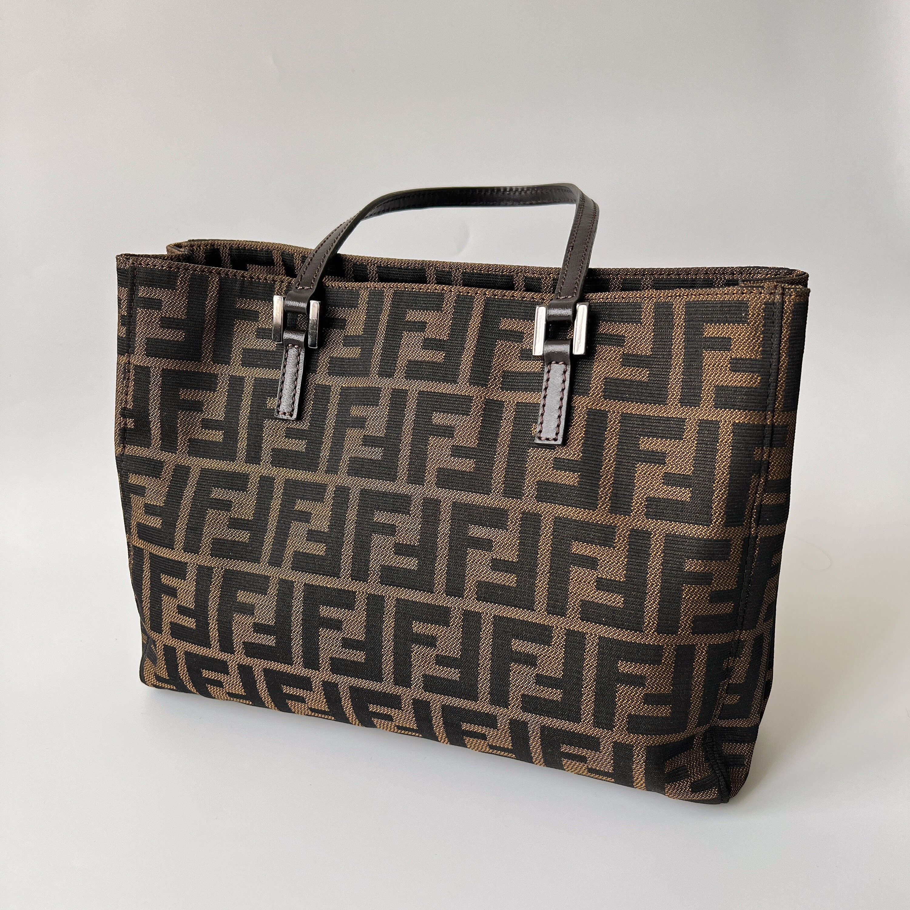 FENDI 本物ヴィンテージズッカスモールハンドバッグ - Etsy 日本