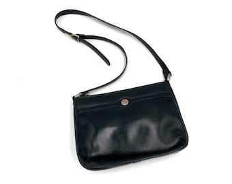 Authentic CELINE Vintage Triomphe Coin Logo Shoulder Bag