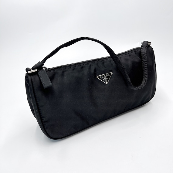 PRADA Authentic Nylon Mini Hobo Bag 