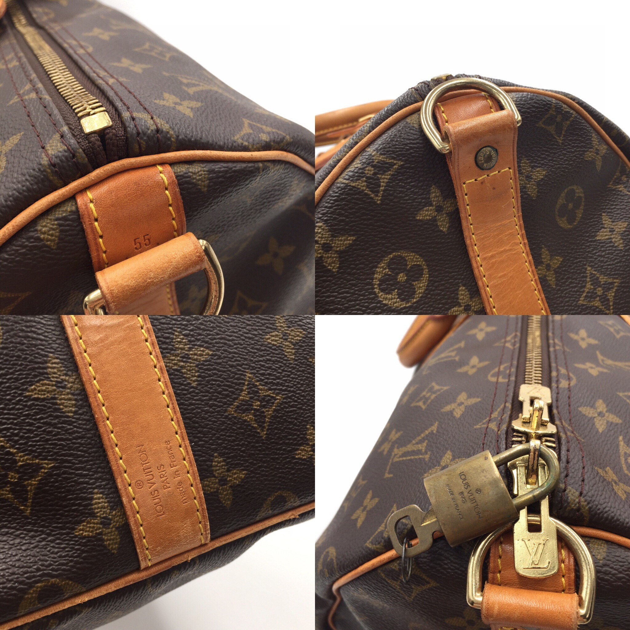 Auténtico Louis Vuitton Vintage Keepall 55 Bolso Etsy