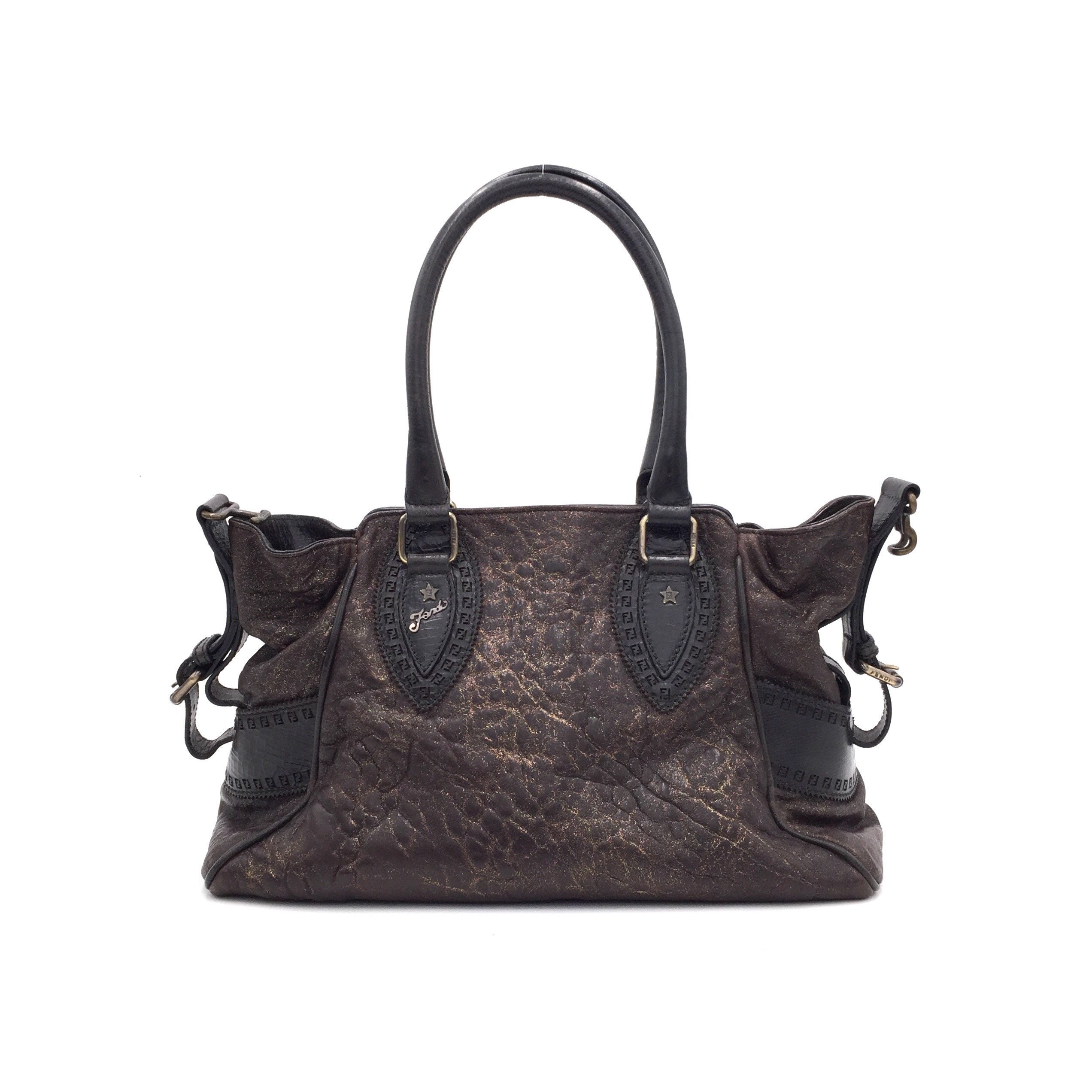 Fendi Womens Sunshine Shopping Bag Black Medium – Luxe Collective