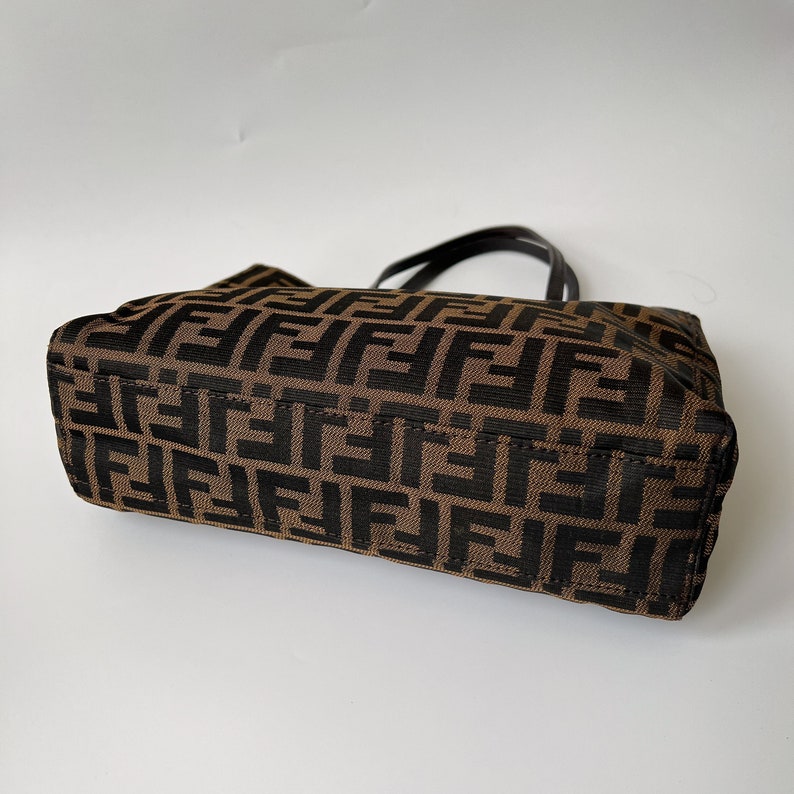 FENDI Authentic Vintage Zucca Small Handbag - Etsy