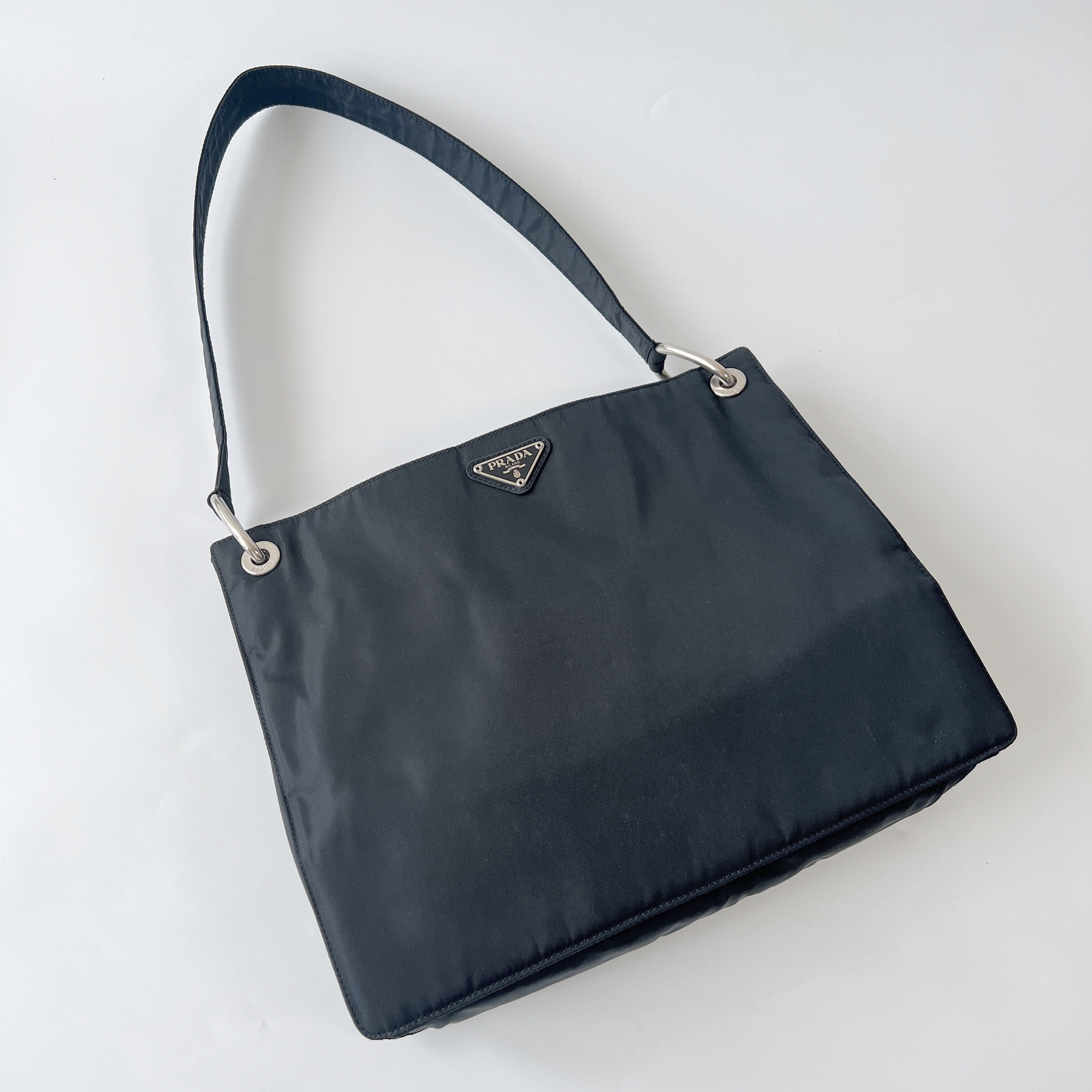 PRADA Authentic Vintage 90s Nylon Shoulder Bag - Etsy