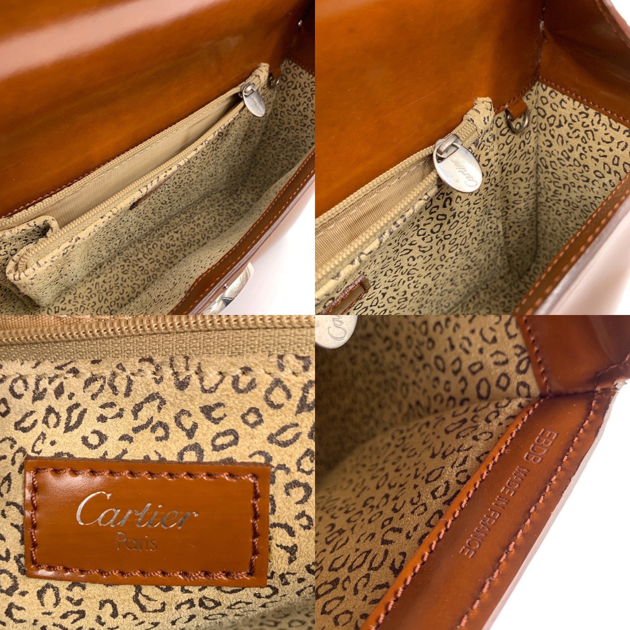 Authentic CARTIER Vintage Panthere Patent Shoulder Bag - Etsy Authentic CARTIER Vintage Panthere Patent Shoulder Bag - Etsy