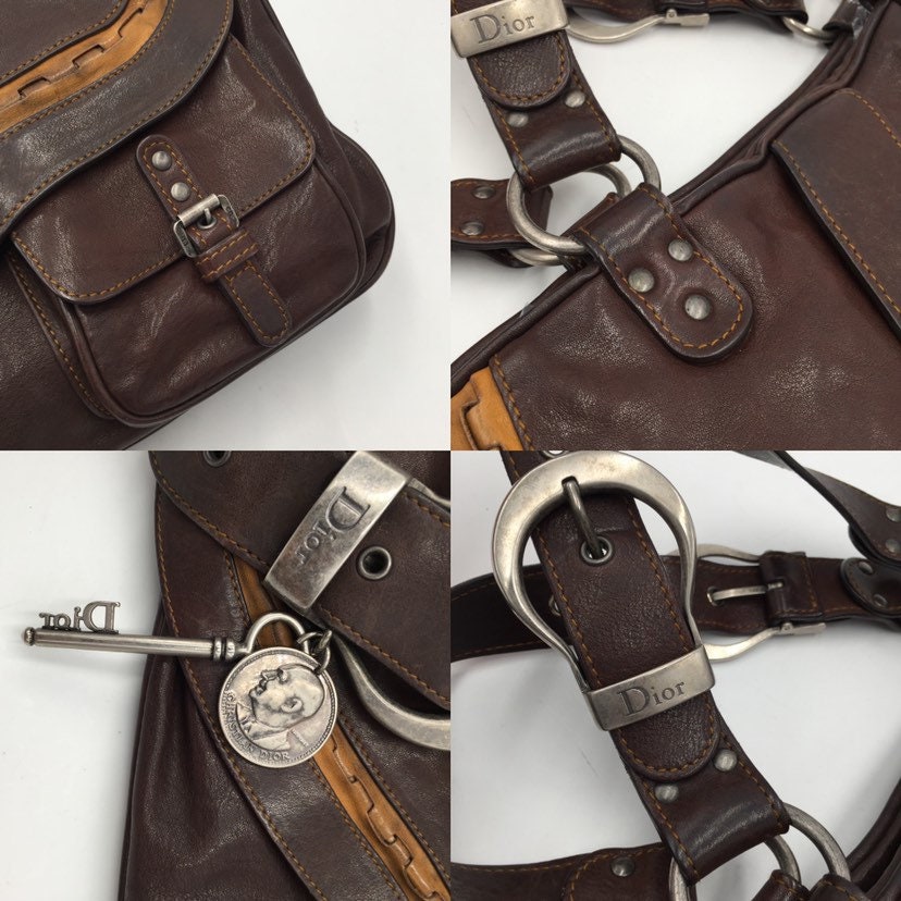 Authentic Christian Dior Gaucho Double Saddle Bag Etsy Ireland