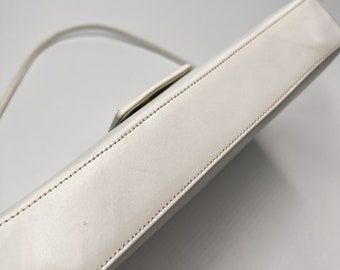 GIVENCHY 本物ヴィンテージ ホワイトレザー クロスボディバッグ - Etsy
