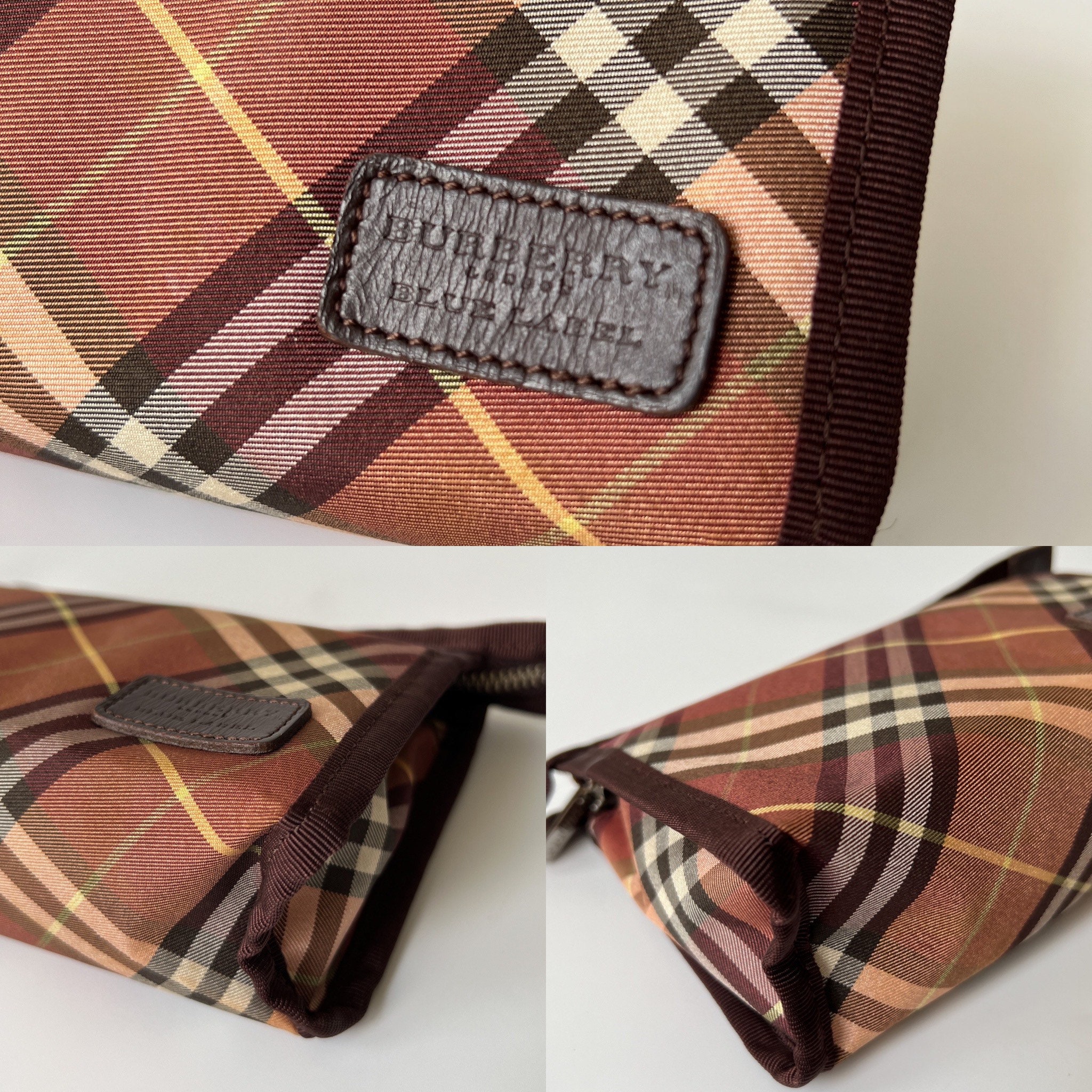 BURBERRY London Blue Label Authentic Vintage Mini Pouch - Etsy BURBERRY London Blue Label Authentic Vintage Mini Pouch - Etsy