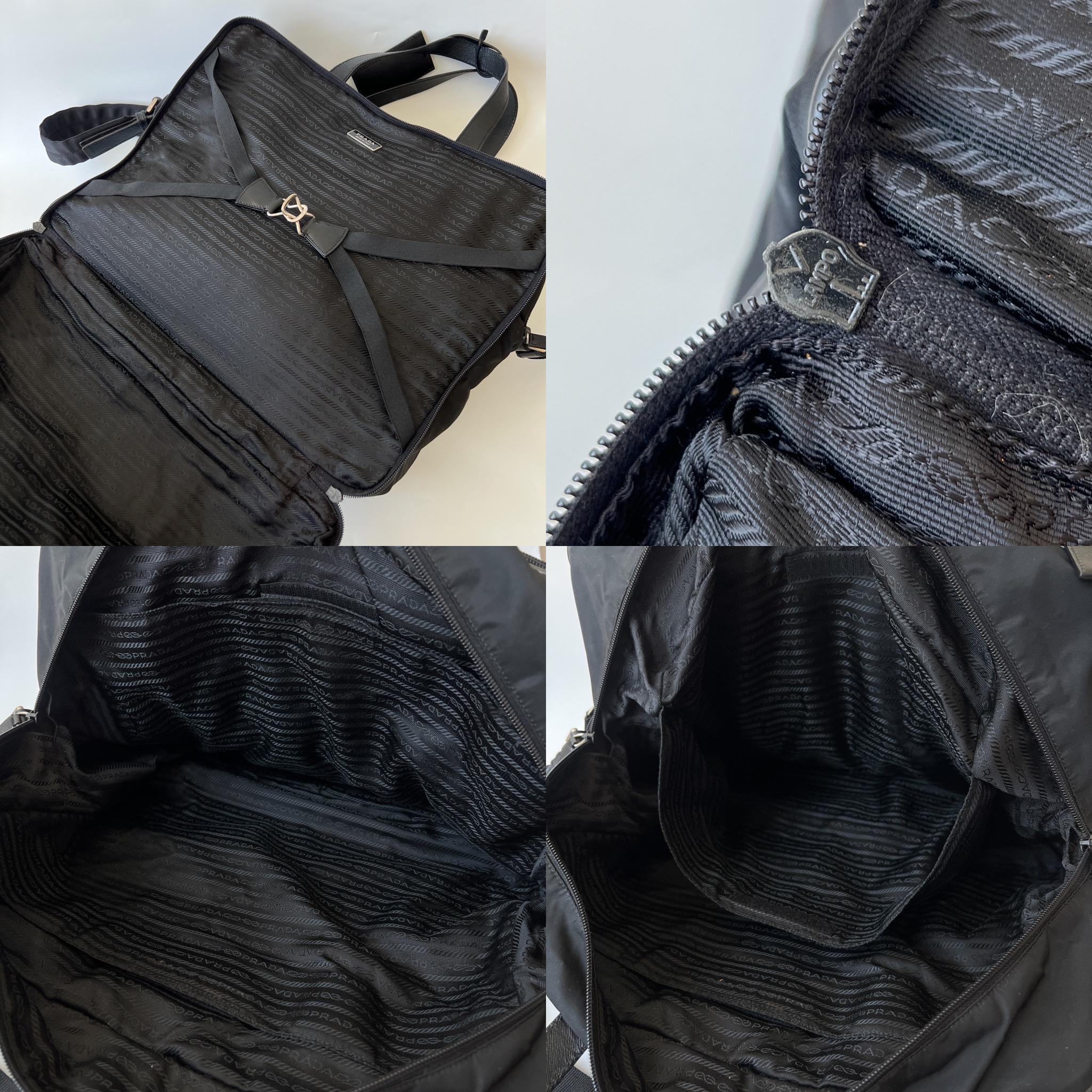 PRADA Authentic Nylon Travel Bag - Etsy