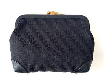GUCCI Authentic Vintage Monogram Jacquard Coin Purse