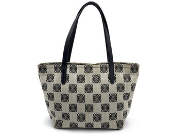 Authentic LOEWE Monogram Jacquard Small Tote Bag
