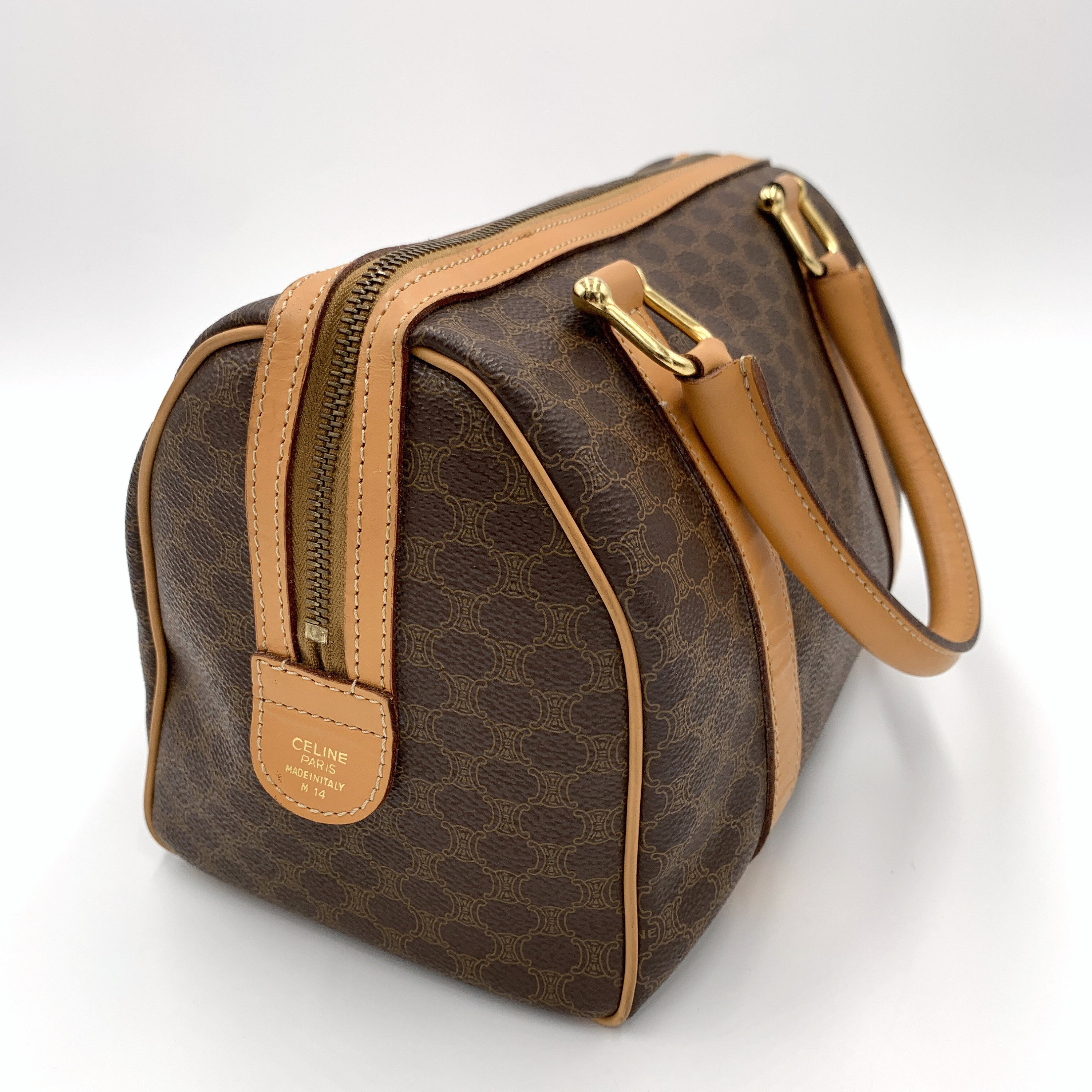 Celine Macadam Canvas Boston Travel Bag ○ Labellov ○ Buy and Sell Authentic  Luxury