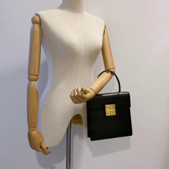 GIVENCHY Authentic Vintage 4G Logo Small Top Handle Bag - Etsy Israel