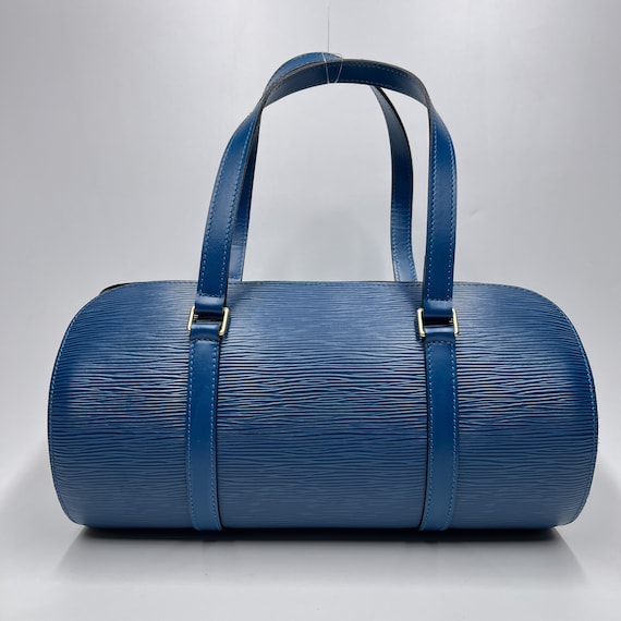 LOUIS VUITTON Borsa Papillon in pelle Epi blu vintage -  Italia