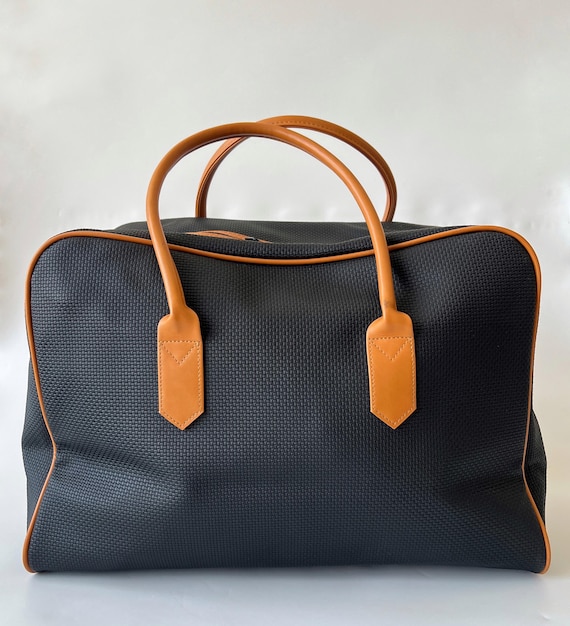 Yves Saint Laurent Authentic Vintage YSL Logo Travel Bag - Etsy