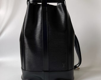 LOUIS VUITTON Authentic Vintage Black Epi Leather Randonnee PM -  Hong  Kong