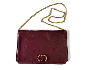 Vintage Christian Dior Flight Line Shoulder Bag - Etsy