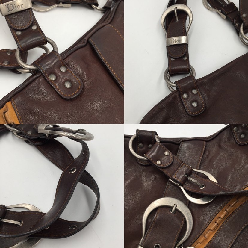 Authentic Christian Dior Gaucho Double Saddle Bag Etsy Ireland