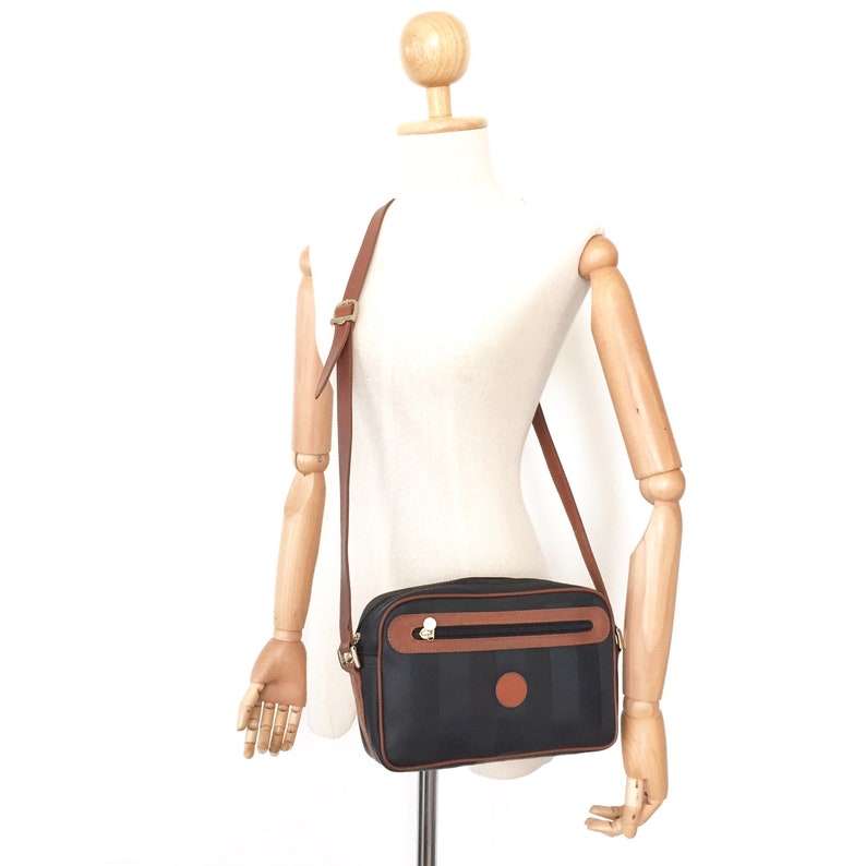 Authentic Vintage Fendi Stripe Crossbody Bag Etsy