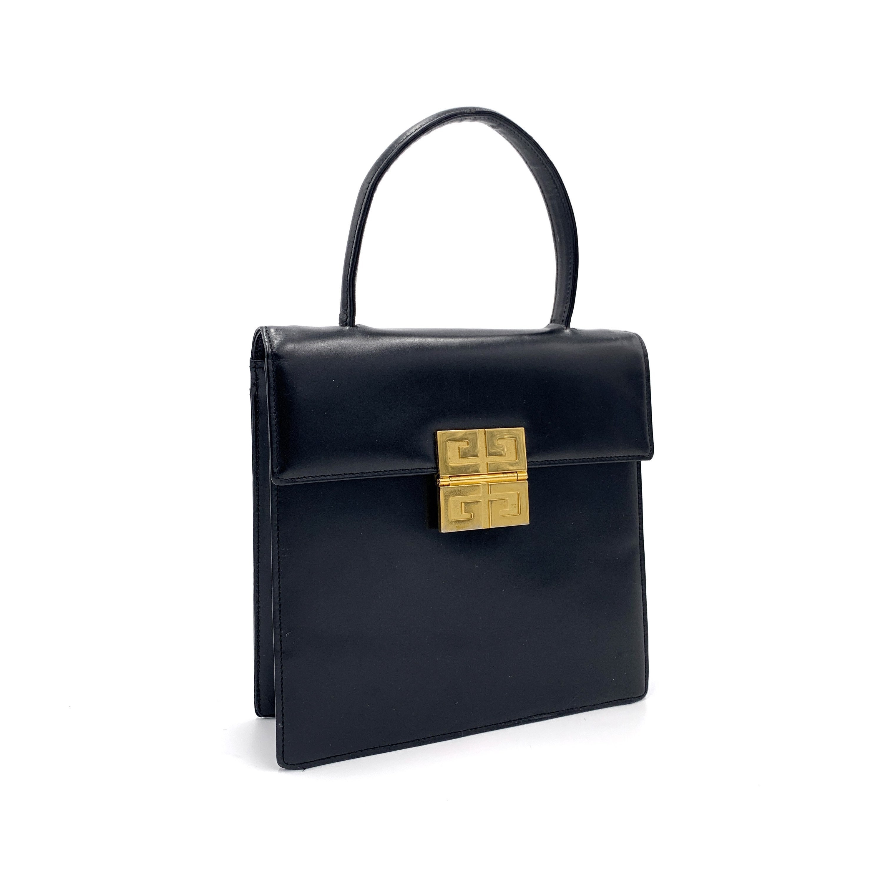 GIVENCHY Authentic Vintage 4G Logo Small Top Handle Bag - Etsy Israel