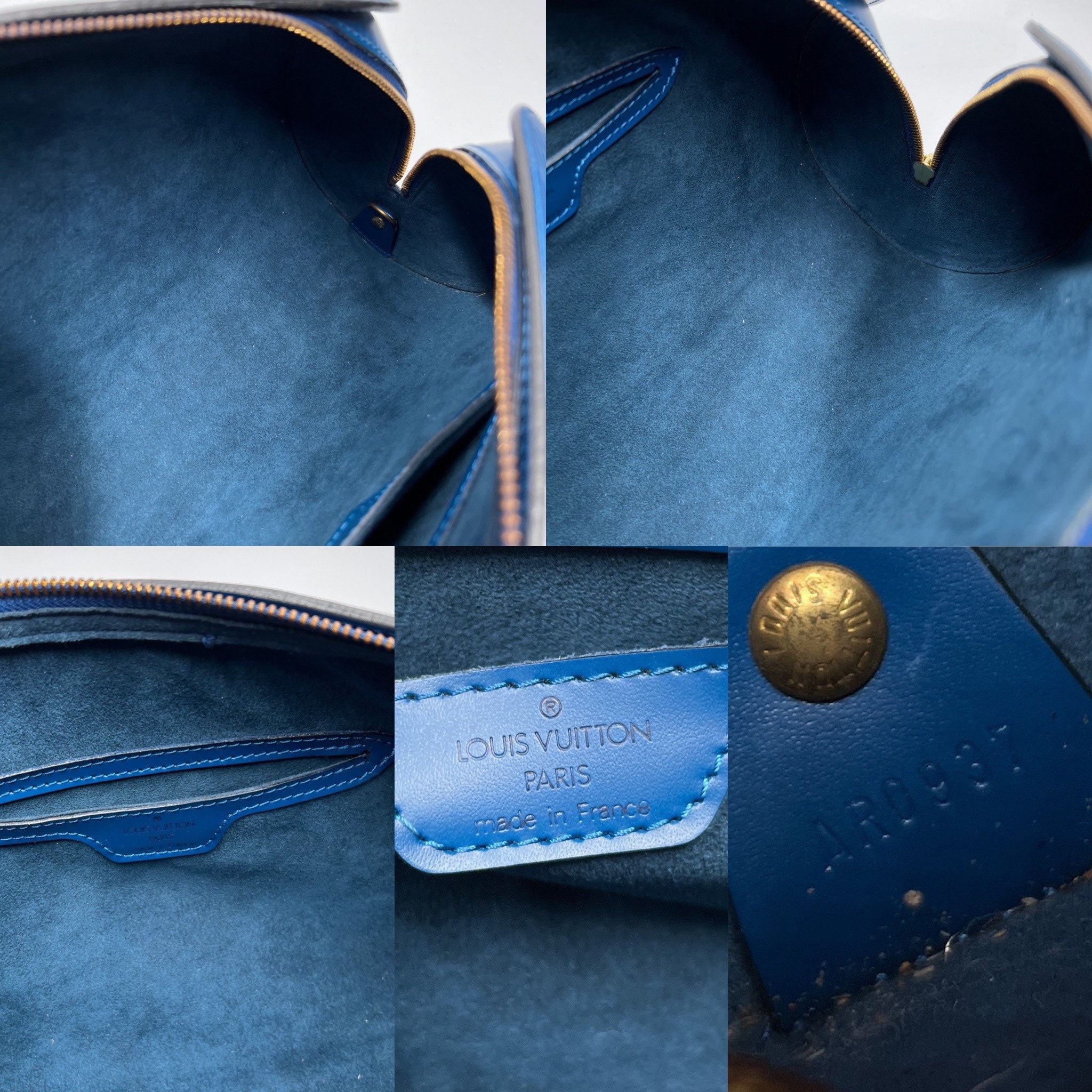 LOUIS VUITTON Authentic Vintage Blue Epi Leather Papillon Bag -  Canada