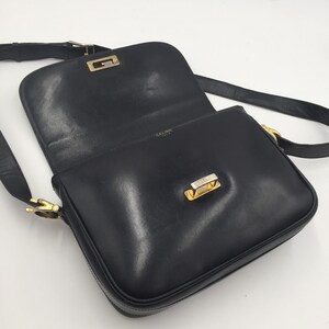 Authentic Celine Vintage Black Shoulder Bag - Etsy