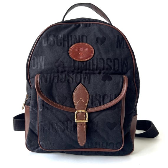 MOSCHINO STATIONERY Authentic Vintage Backpack - Etsy display picture 2