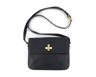 Authentic CELINE Vintage Twist Logo Crossbody Bag - Etsy