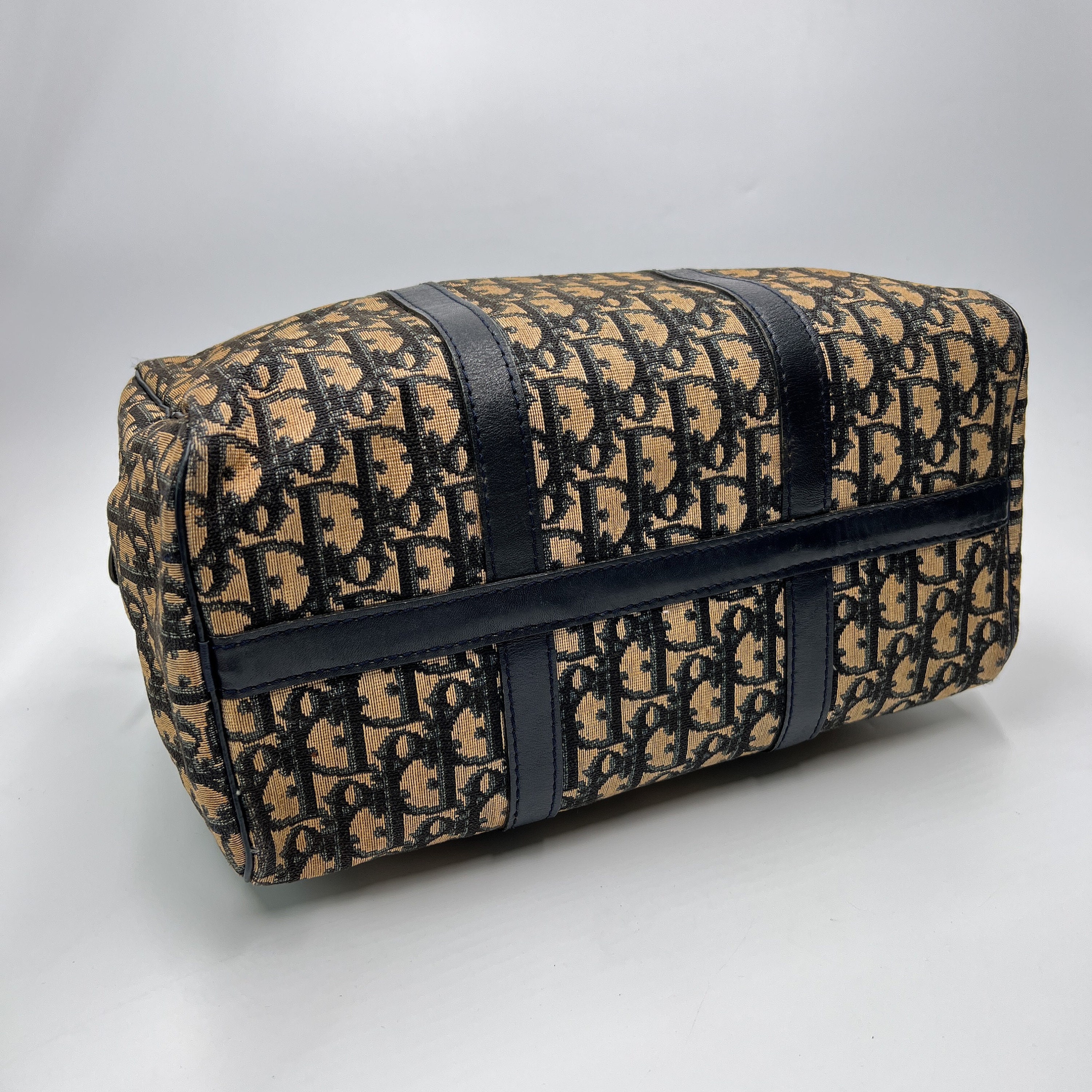 Christian Dior Trotter Used Boston Handbag Bordeaux PVC Vintage #AH468 –  VINTAGE MODE JP