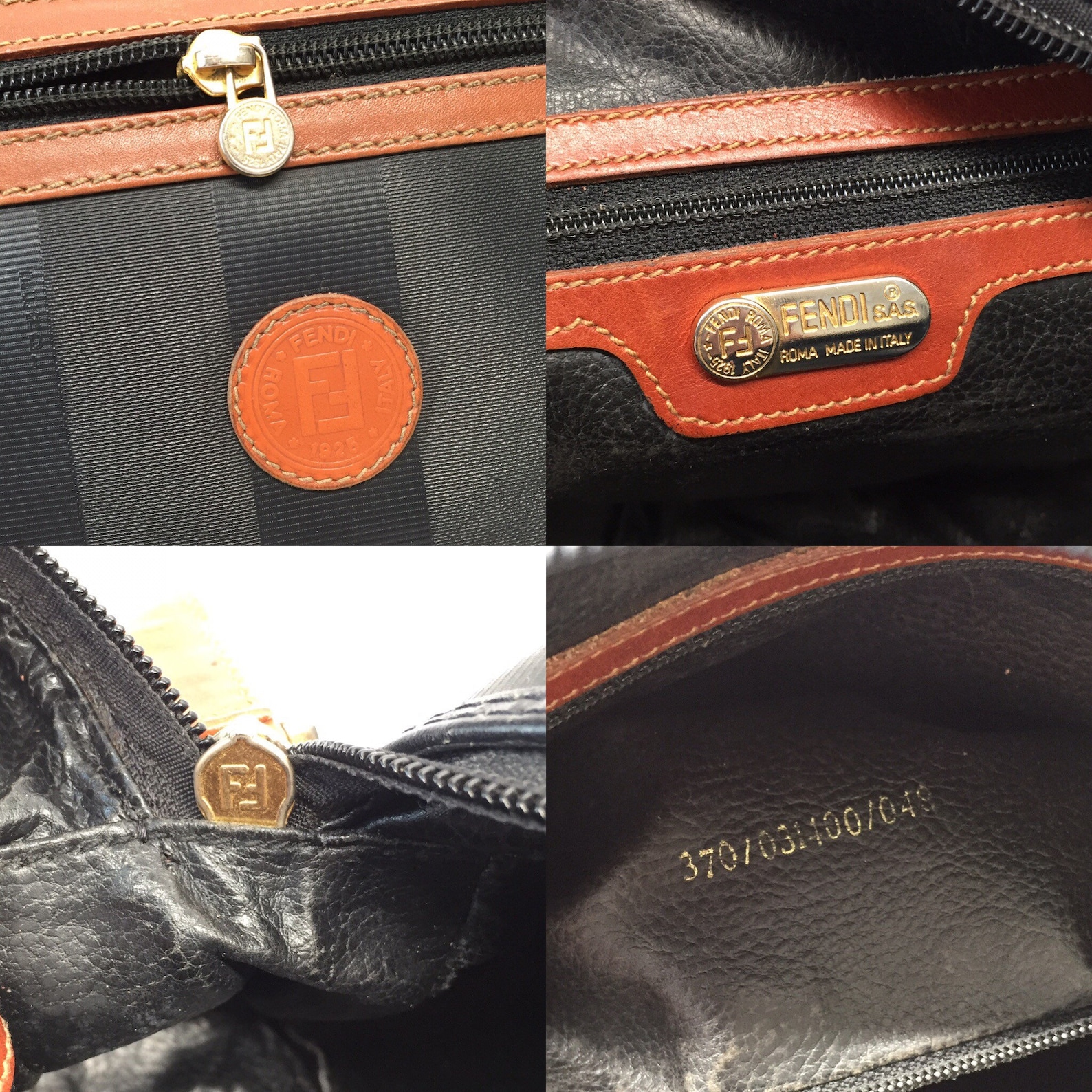 Authentic Vintage Fendi Stripe Crossbody Bag Etsy