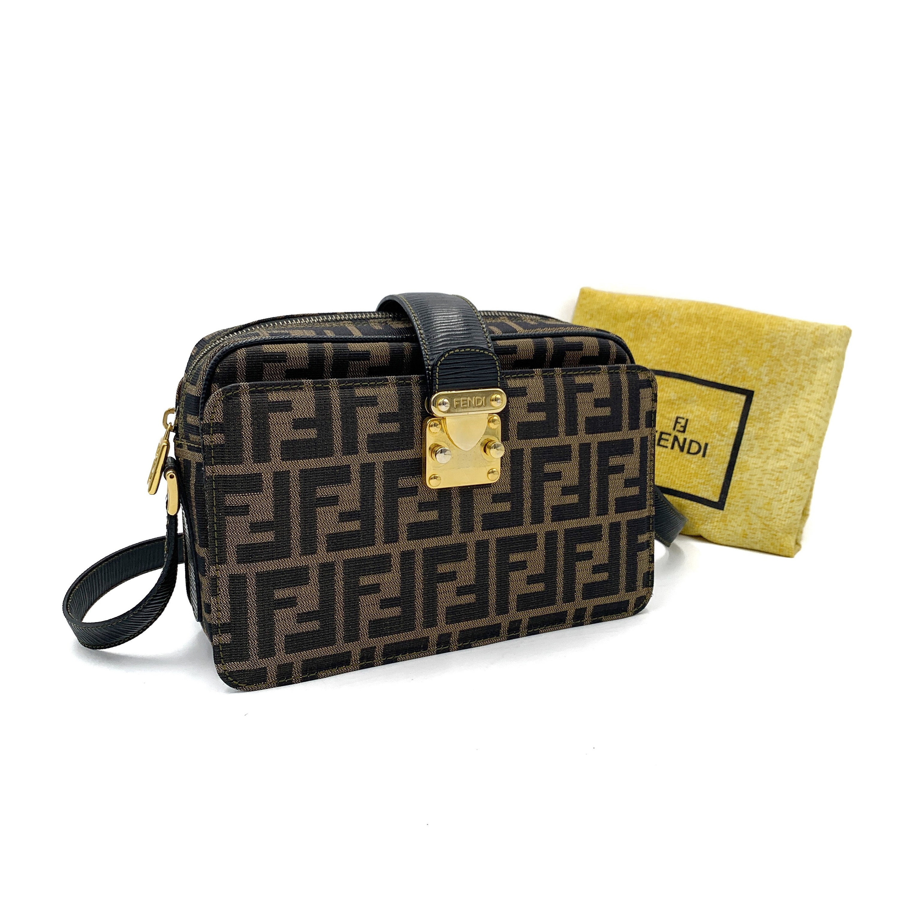 FENDI Zucca Vintage Mini Box Bag