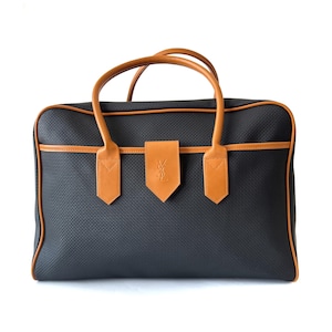 Bolso de viaje vintage con el logotipo de YSL auténtico de Yves Saint Laurent
