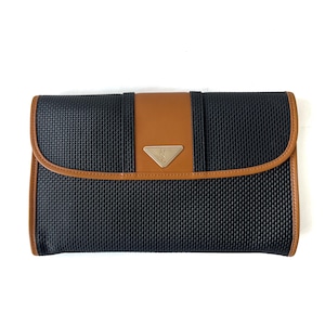 Yves Saint Laurent authentische Vintage YSL Triangle Logo Umhängetasche